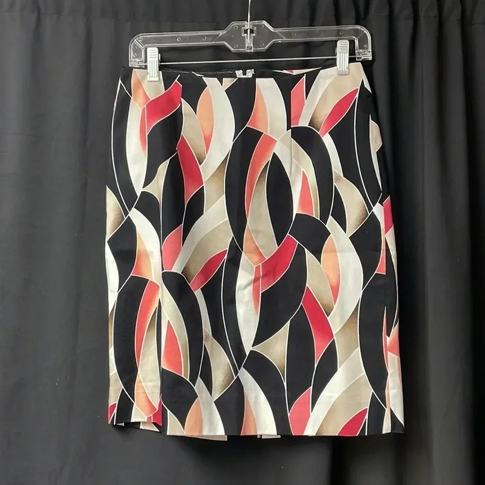 NWOT WHBM Colorful Skirt 4